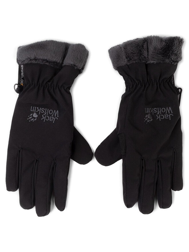 Jack Wolfskin Лижні рукавиці Jack Wolfskin Stormlock Highloft Glove Wome 1901084-6000 Чорний