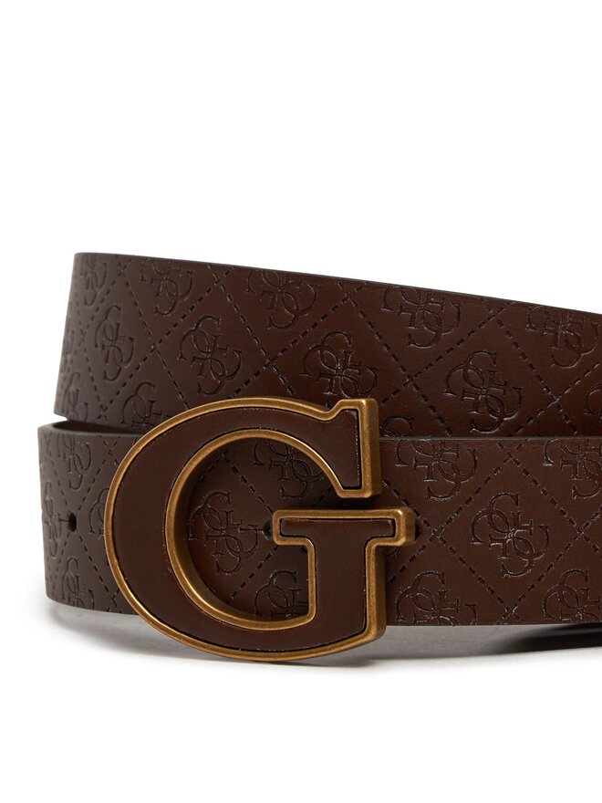 Guess Pasek Męski Guess M4BZ31 L0VG0 Brązowy