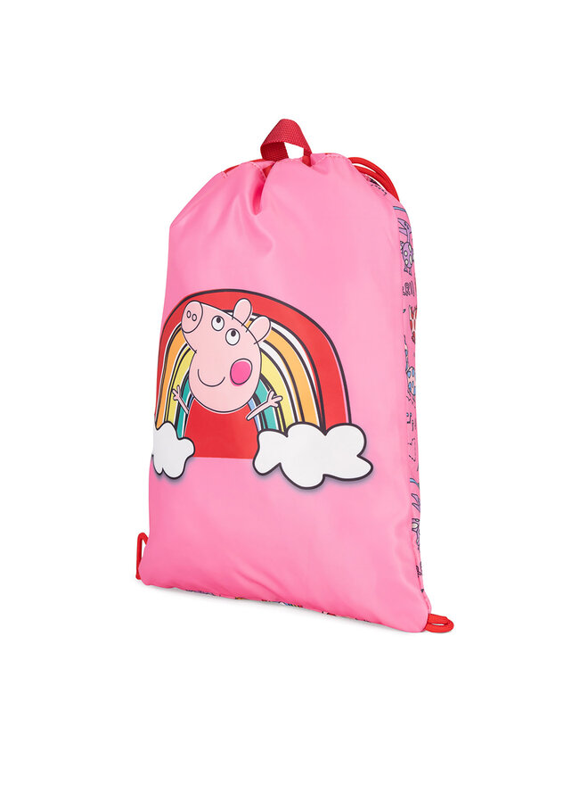 Peppa Pig Σακίδιο πλάτης πουγκί Peppa Pig ACCCS-AW24-107PP Ροζ