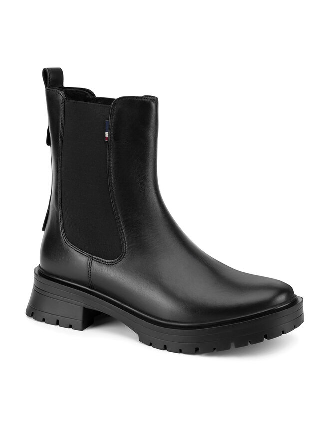 U.S. Polo Assn. Členková obuv s elastickým prvkom U.S. Polo Assn. MAGDA002W/DLE1 Čierna