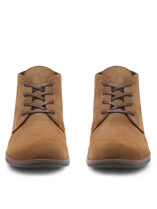 Lanetti Botines planos Lanetti MYL8489-1 Marrón