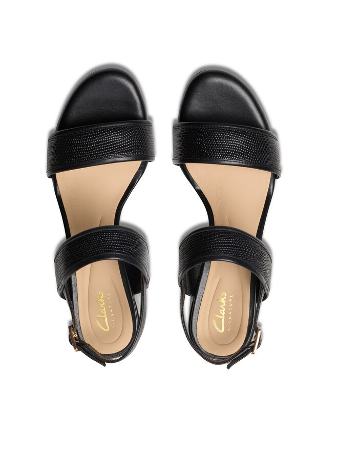 Clarks Sandały Clarks Ezoria Sling 26181300 Czarny