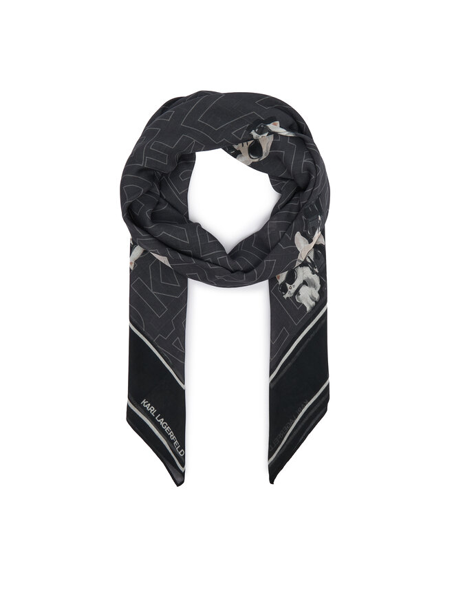 KARL LAGERFELD Tuch KARL LAGERFELD B4W33047 Schwarz