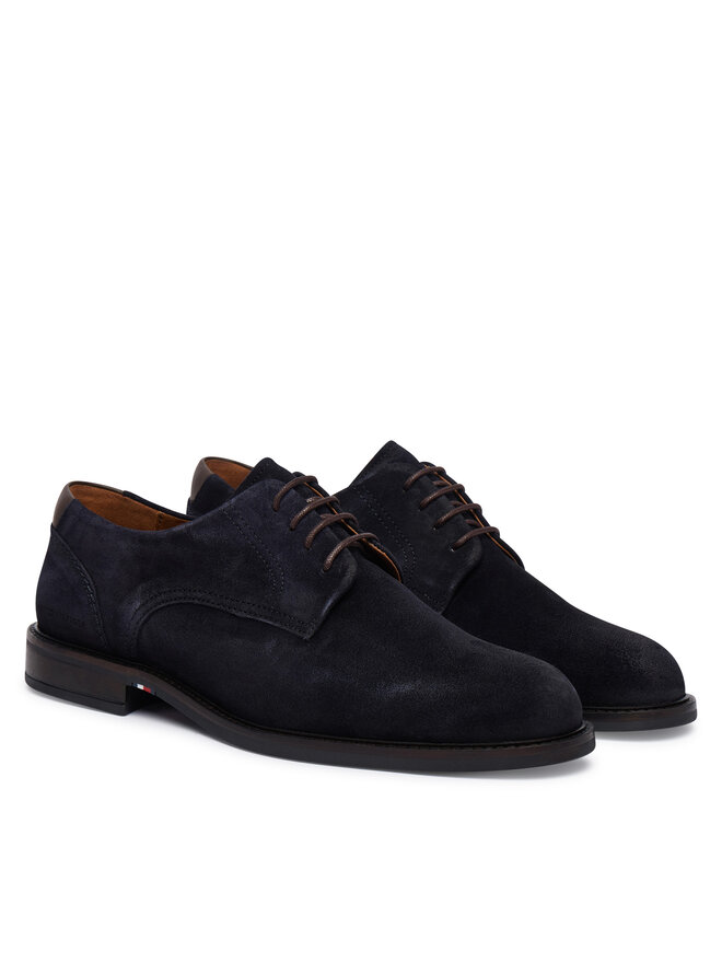 Tommy Hilfiger Halbschuhe Tommy Hilfiger Corporate Dressy FM0FM05969 Dunkelblau