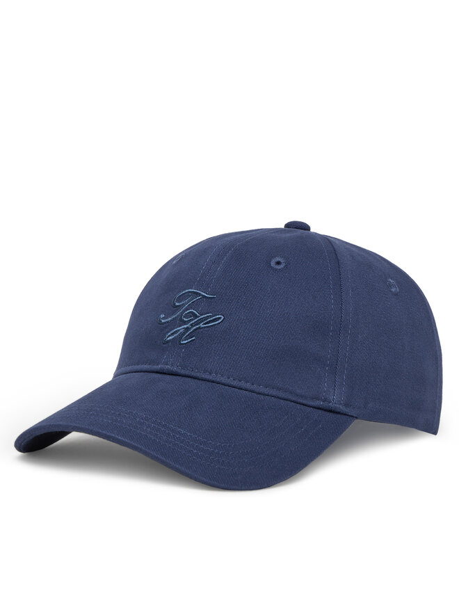 Tommy Hilfiger Kšiltovka Tommy Hilfiger Embroidered Cap AW0AW17489 Tmavomodrá