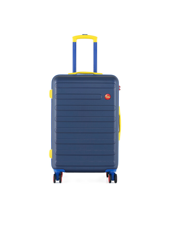 Semi Line Μεσαία Βαλίτσα Semi Line T5847-2 Σκούρο μπλε