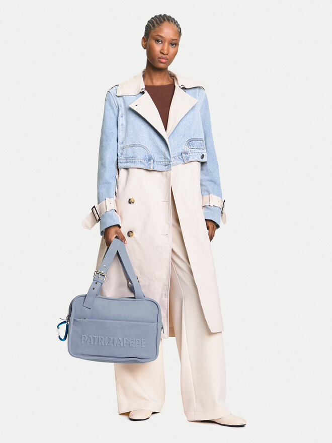 Patrizia Pepe Handtasche Patrizia Pepe 2B0125/L152P Himmelblau