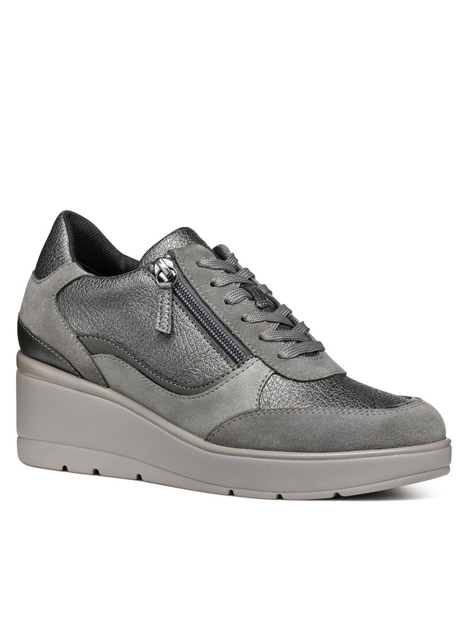 Geox Tenisice Geox D Ilde D46RAA 02N22 C9002 Siva