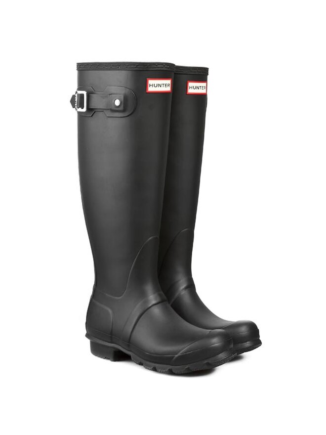Hunter Гумени ботуши Hunter Womens Org Tall WFT1000RMA Черен