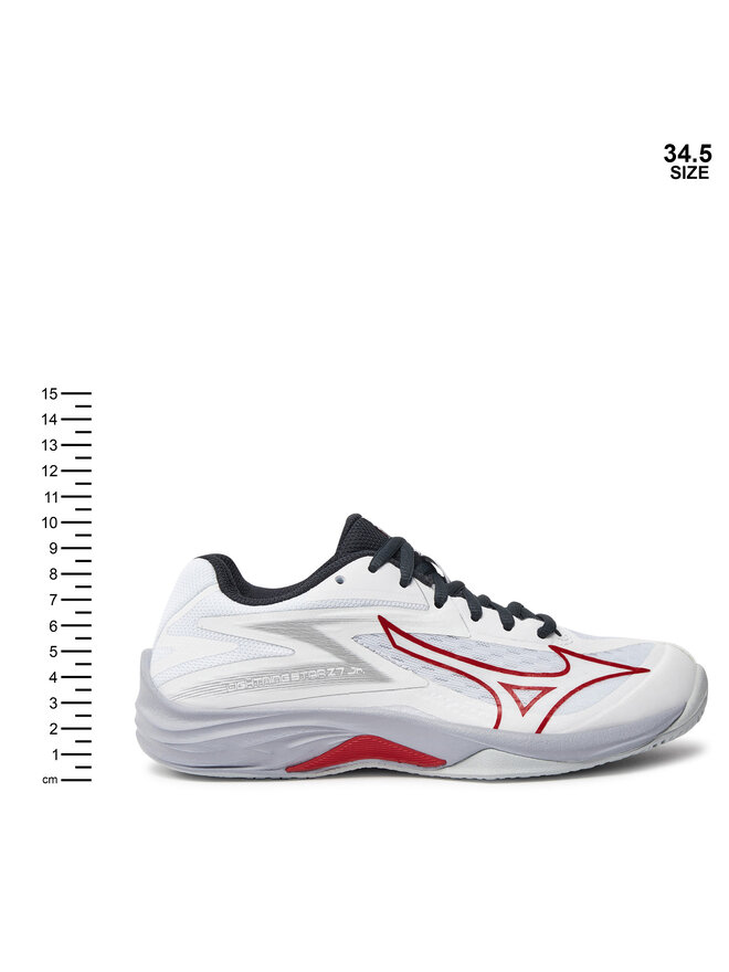 Mizuno Buty halowe Mizuno Lightning Star Z7 Jr V1GD2303 Biały