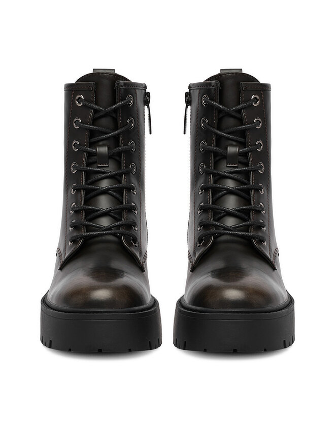 DeeZee Schnürschuhe DeeZee CEO-AW0822 Dunkelbraun
