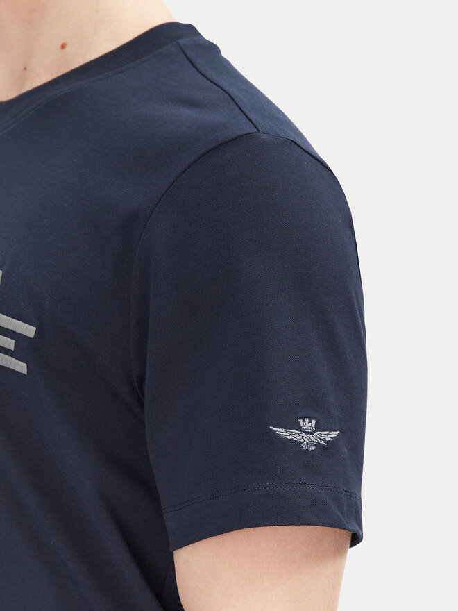 Aeronautica Militare Aeronautica Militare T-Shirt 251TS2379J674 Dunkelblau Regular Fit