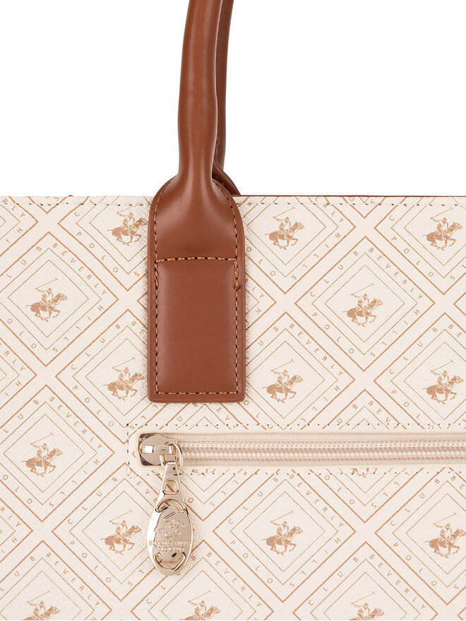 Beverly Hills Polo Club Дамска чанта Beverly Hills Polo Club BHPC-S-003-07 Бежов