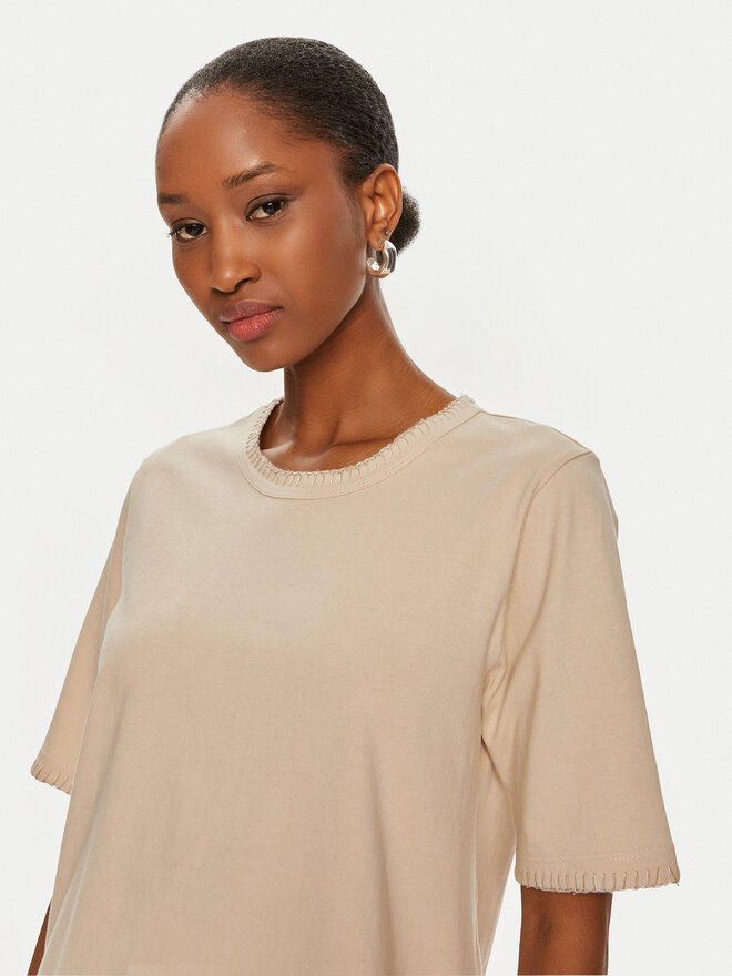 United Colors Of Benetton United Colors Of Benetton Футболка 34G7D107B Бежевий Regular Fit