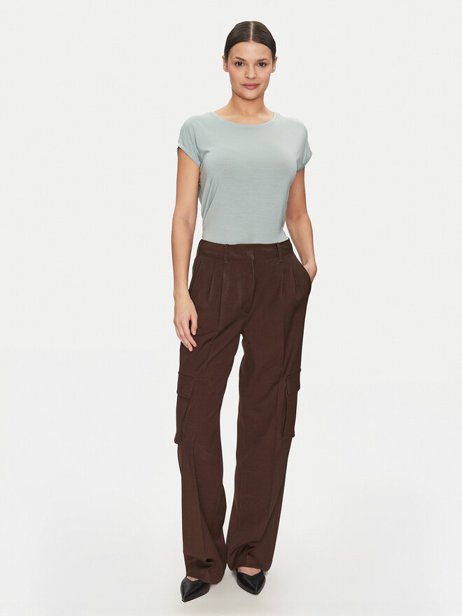 Vero Moda Vero Moda T-shirt Ava 10284468 Zelena Regular Fit