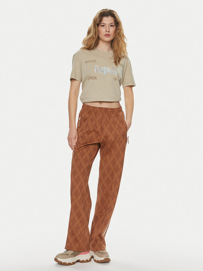 REPLAY Replay T-Shirt W3072A.000.22658M Beige Regular Fit