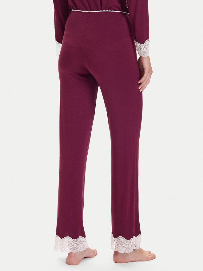 United Colors Of Benetton United Colors Of Benetton Pidžama hlače 3Z123F04A Tamnocrvena Regular Fit