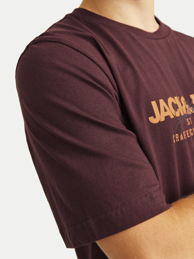 Jack&Jones Jack&Jones Marškinėliai Alvis 12256803 Raudona Standard Fit
