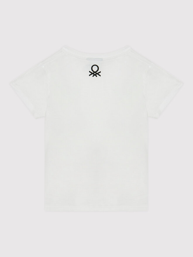 United Colors Of Benetton United Colors Of Benetton Футболка 3U29G103K Білий Regular Fit