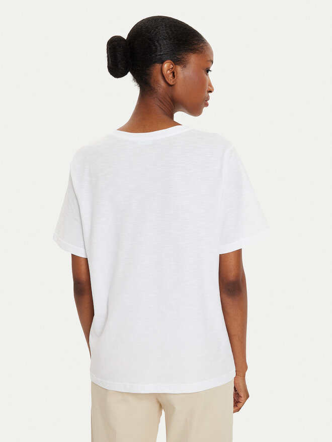 United Colors Of Benetton United Colors Of Benetton Camiseta 3BVXD102P Blanco Regular Fit