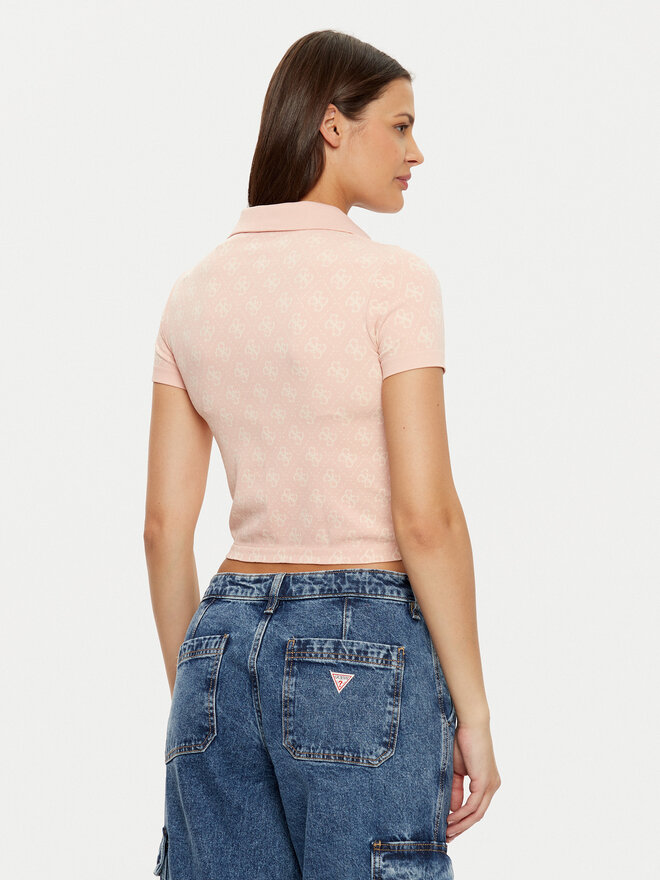Guess Guess Polo V5RP03 Z3LF0 Rosa Regular Fit