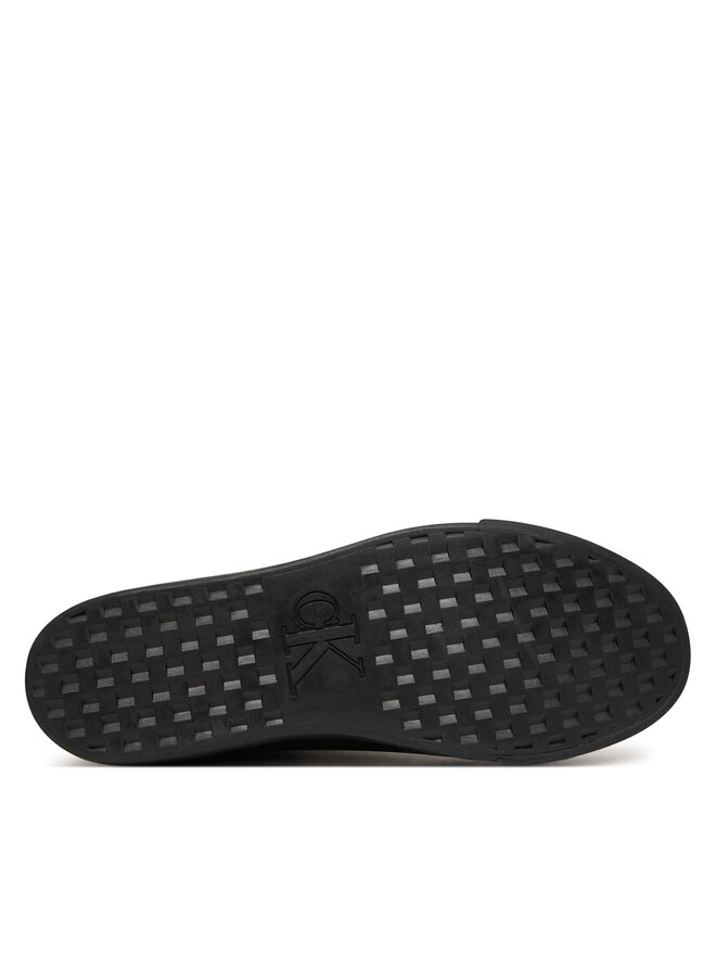 Calvin Klein Sneakers Calvin Klein Vulc Flatf Mid Laceup Lth Fur HW0HW03234 Schwarz