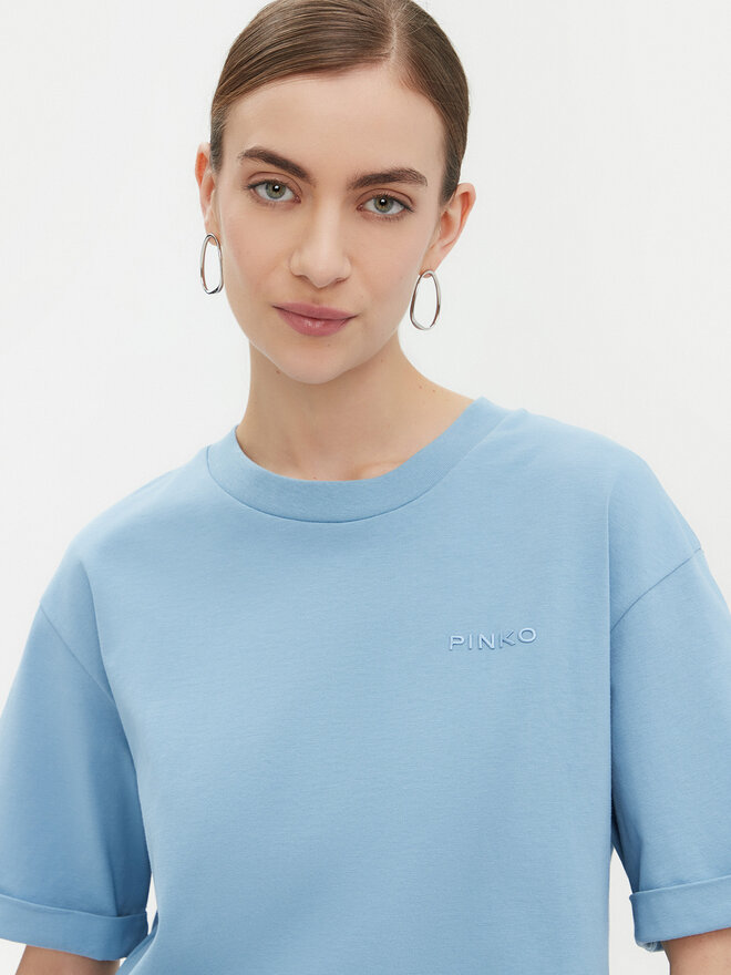 PINKO PINKO Camiseta 104882 A2HN Azul Regular Fit