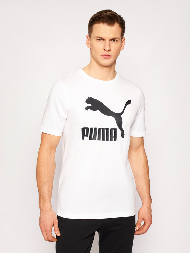 Puma Puma Marškinėliai Classics Logo 530088 Balta Regular Fit