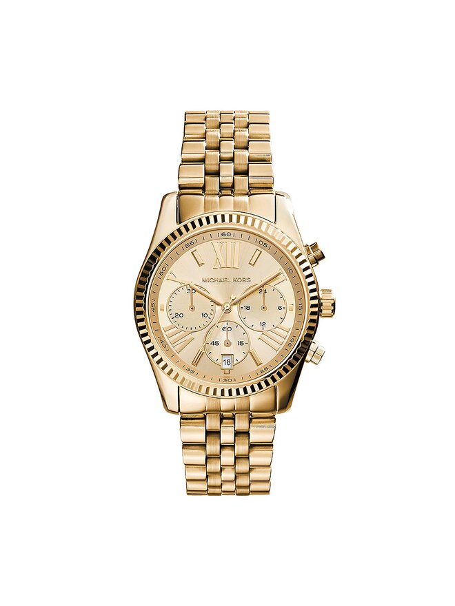 Michael Kors Zegarek Michael Kors Lexington MK7378 Złoty