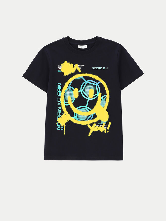 Coccodrillo Coccodrillo T-shirt ZC4143212VBA Tamnoplava Regular Fit