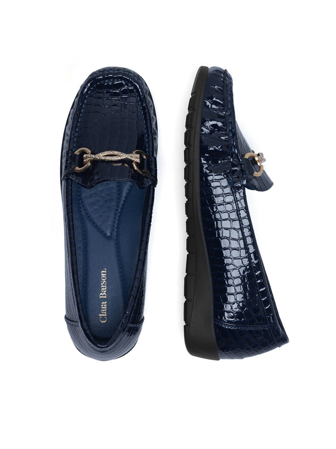 Clara Barson Mokasini Clara Barson WYL0310-XX Mornarsko modra