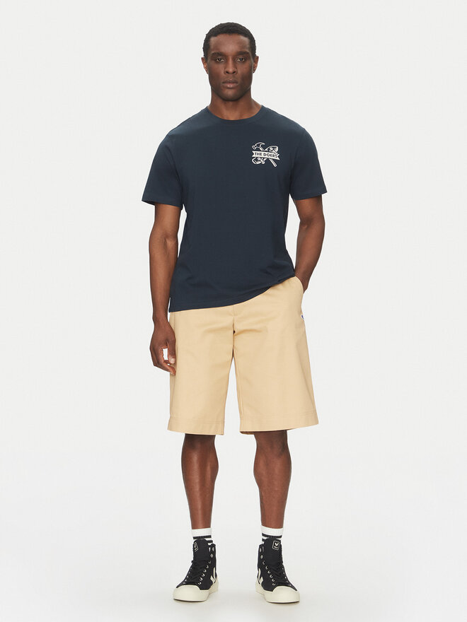 Element Element Camiseta ELYZT00522 Azul marino Regular Fit