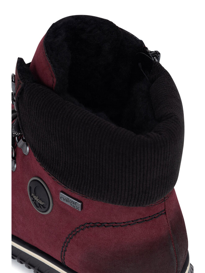 Rieker Schnürschuhe Rieker 74247-35 Dunkelrot