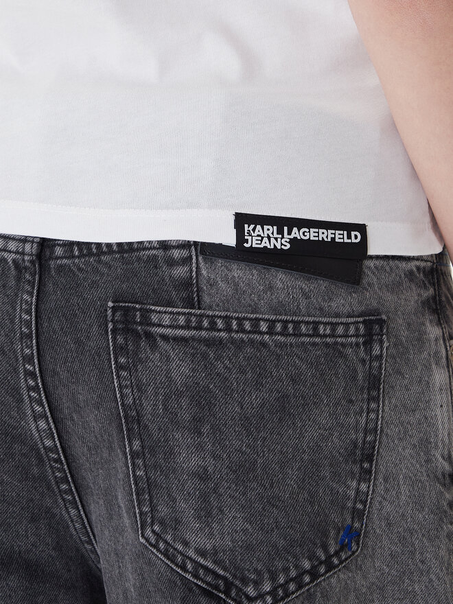 Karl Lagerfeld Jeans Karl Lagerfeld Jeans T-Shirt A1W17004 Weiß Slim Fit