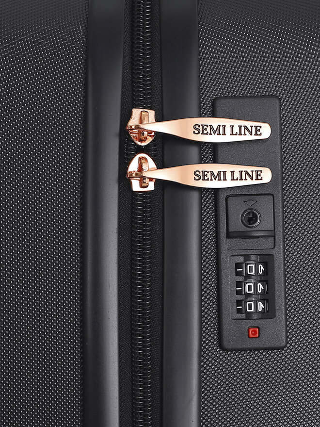 Semi Line Střední kufr Semi Line T5718-2 Černá