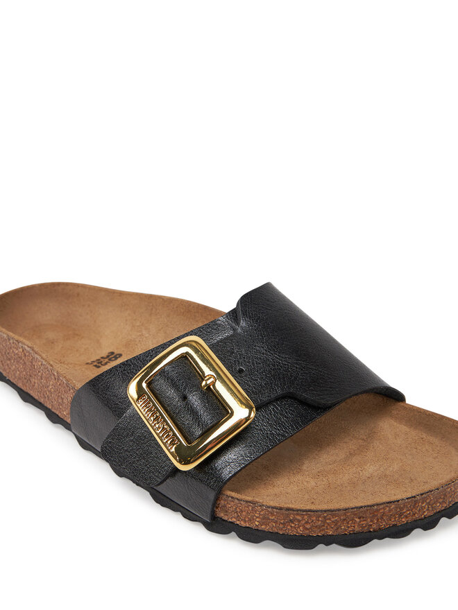 Birkenstock Klapki Birkenstock Catalina Cushion Buckle 1029481 Czarny
