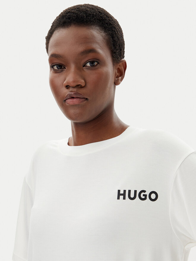 HUGO HUGO Camiseta Unite 50490707 Blanco Relaxed Fit