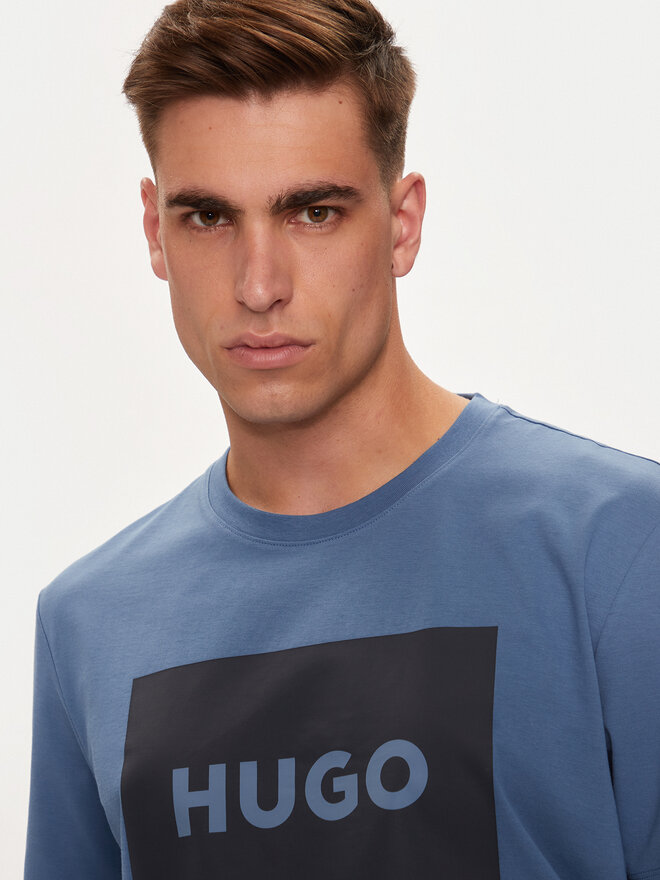 HUGO HUGO Camiseta Dulive222 50467952 Azul Regular Fit