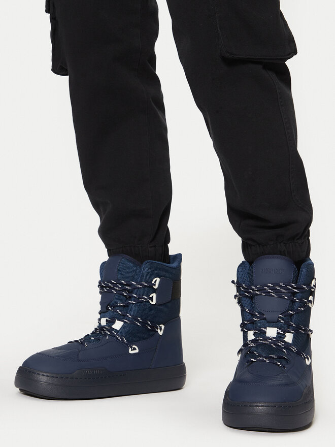 Moon Boot Śniegowce Moon Boot Park Sneaker Boot 80D2470060 Granatowy