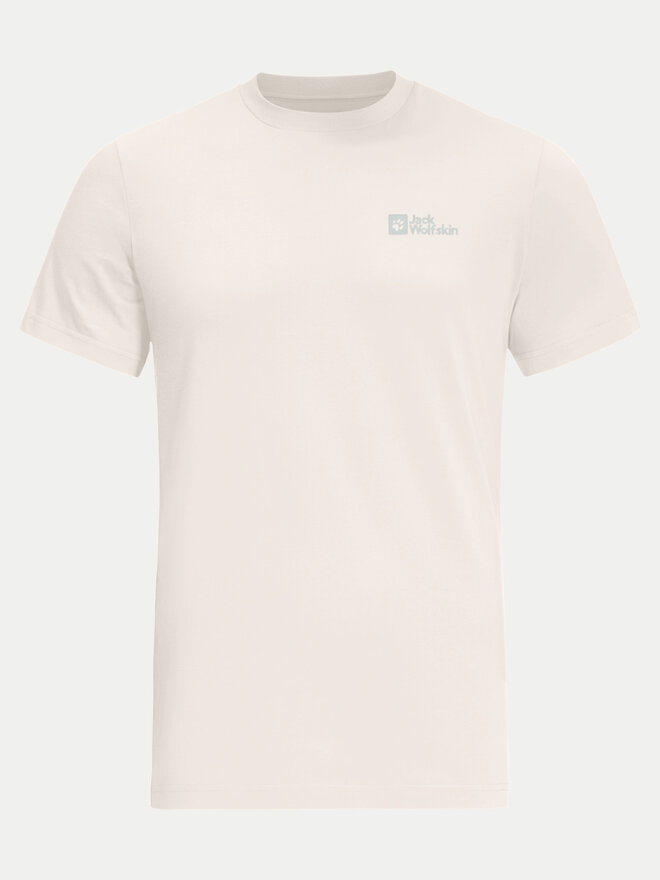 Jack Wolfskin Jack Wolfskin Camiseta Essential 1808382 Écru Regular Fit