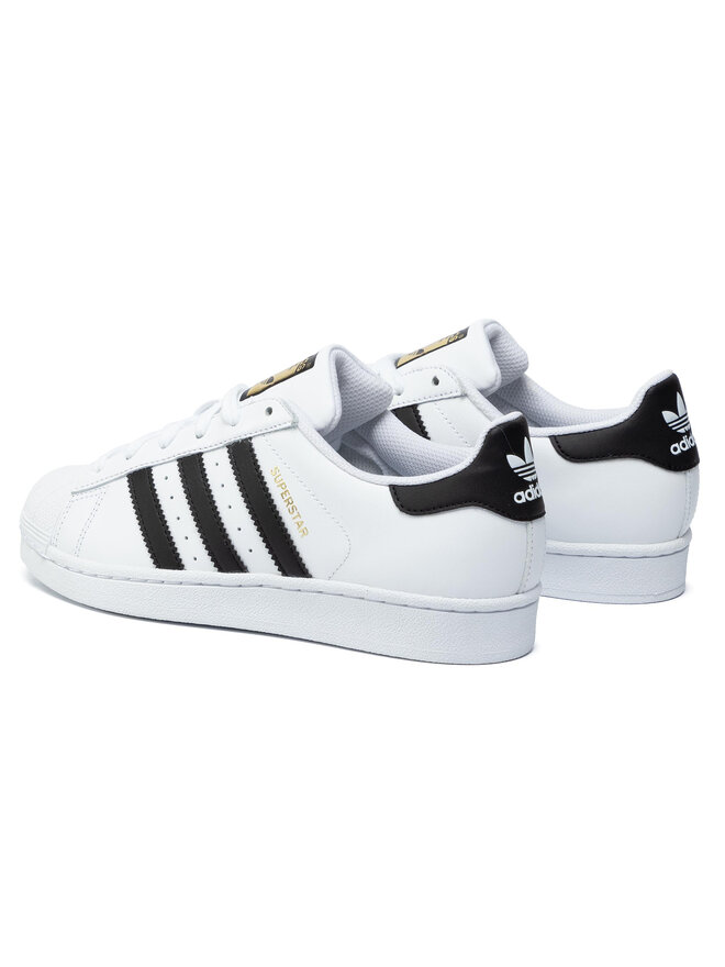 adidas Sneakersy adidas Superstar J C77154 Biela