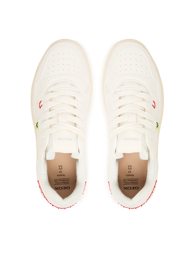 Geox Sneakersy Geox J Lestrella J56NLC 000BC C1000 D Biela