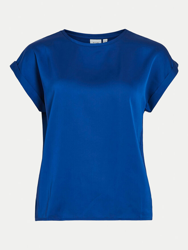 Vila Vila Camiseta Ellette 14059563 Azul Regular Fit