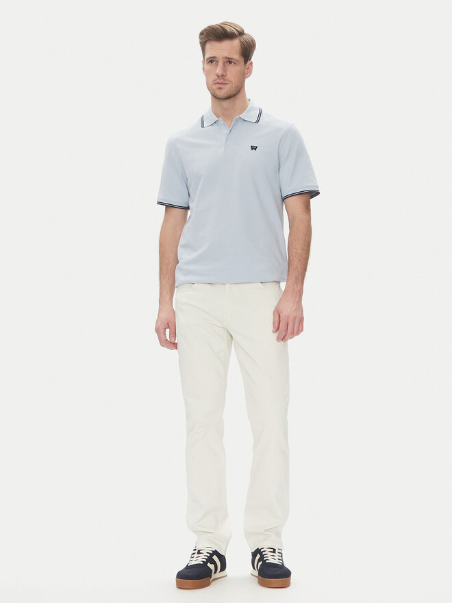 Wrangler Wrangler Poloshirt 112362830 Himmelblau Regular Fit
