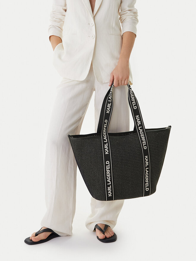 KARL LAGERFELD Handtasche KARL LAGERFELD A1W46074 Schwarz