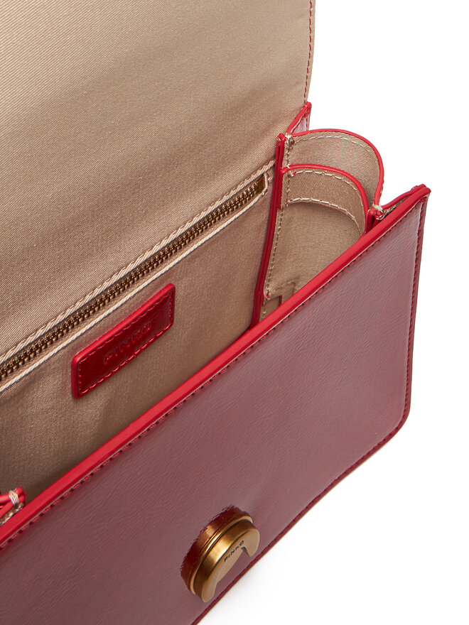PINKO Handtasche PINKO Love One Top Handle Mini Light PE 25 PLTT 100071 A1UV Rot