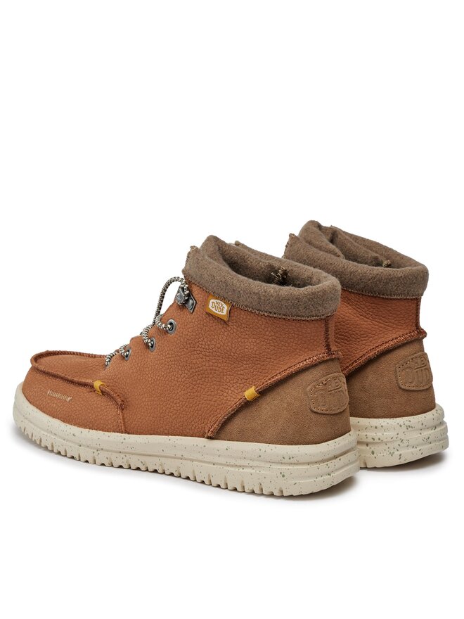 Hey Dude Μποτίνια Hey Dude Bradley Boot Leather 40189-21N Καφέ