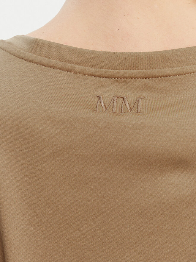 Max Mara Leisure Max Mara Leisure Camiseta 2516941098650 Marrón Regular Fit