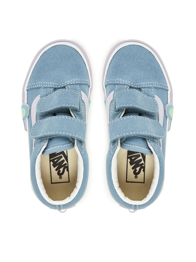 Vans Tenisówki Vans Old Skool V Heart VN000D4DCFL1 Niebieski