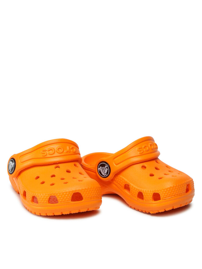 Crocs Klapki Crocs Classic Clog T 206990 Pomarańczowy